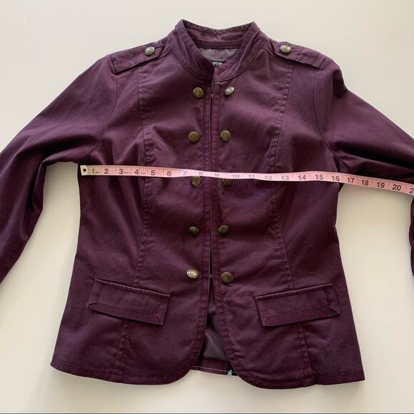 Via Penny Lane Reworked Apparel | Diana Ross Graphic Purple Blazer Jacket - Picture 6 of 9